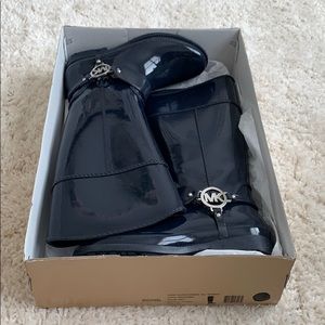 Navy Blue Michael Kors Rain boots